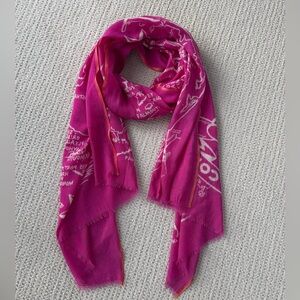 J Crew Cape Cod Map Wrap Scarf